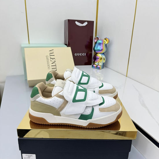 Valentino Casual Platform Sneakers with Hook and Loop Fasteners