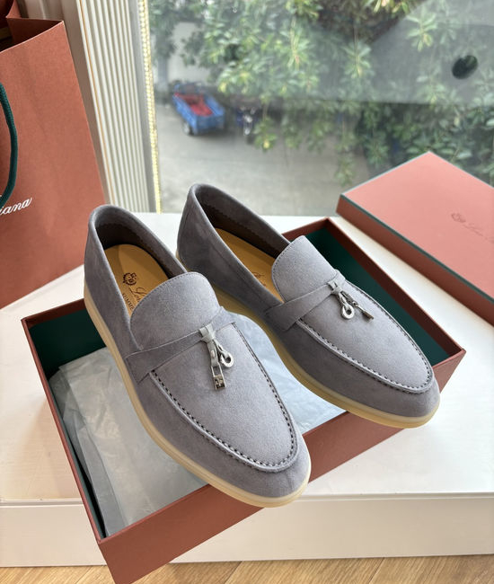 Loro Piana Smooth Leather Elegant Loafers Premium Handcrafted Durable Sole