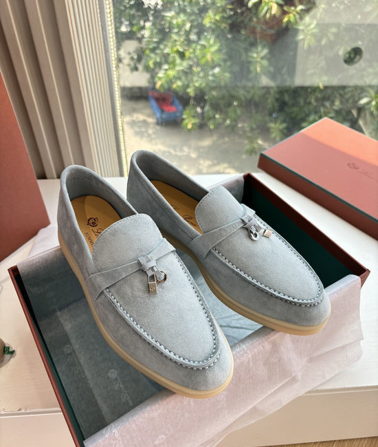Loro Piana Smooth Leather Elegant Loafers Premium Handcrafted Durable Sole