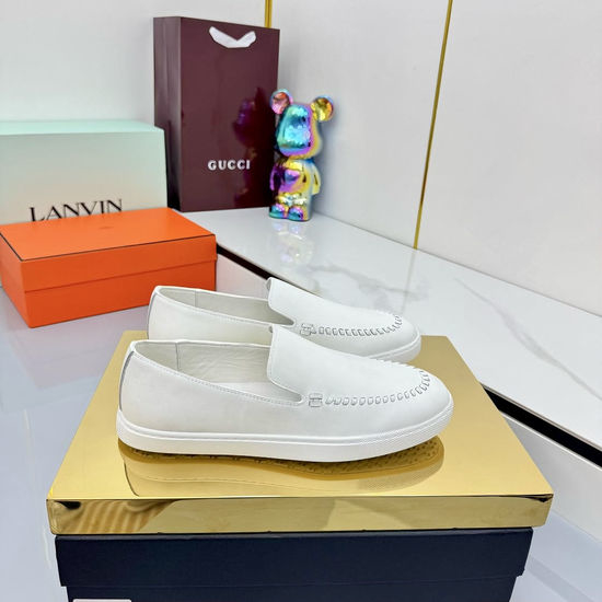 Hermes Classic Slip-On Loafers with Premium Leather Upper