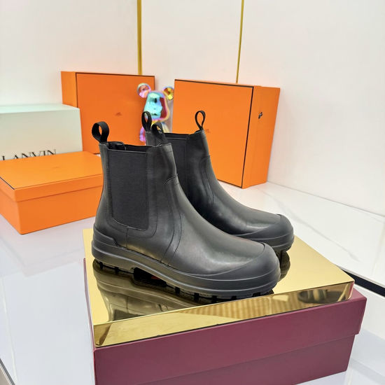 Hermes Genuine Leather Comfortable Slippers Rubber Sole With Full Packaging