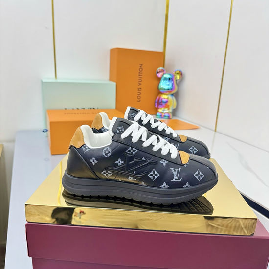 Louis Vuitton Trendy Casual Sneakers with Durable Rubber Sole
