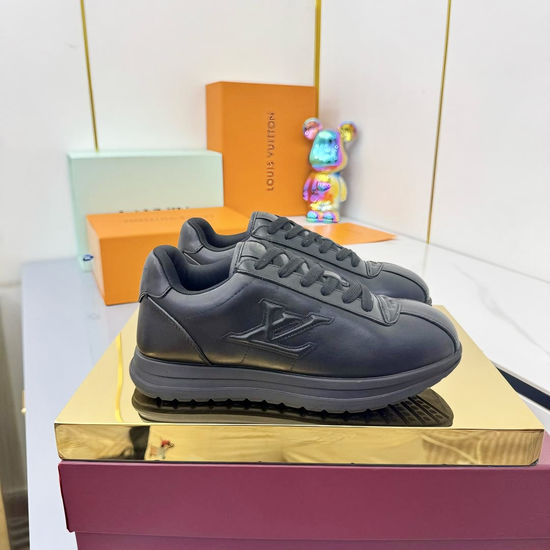 Louis Vuitton Trendy Casual Sneakers with Durable Rubber Sole