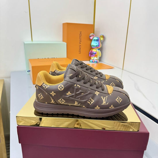 Louis Vuitton Trendy Casual Sneakers with Durable Rubber Sole