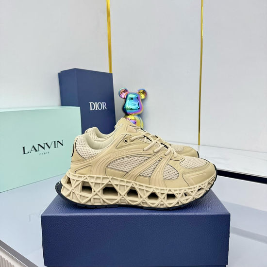 Christian Dior Retro-Style Dad Sneakers with Embroidered Details