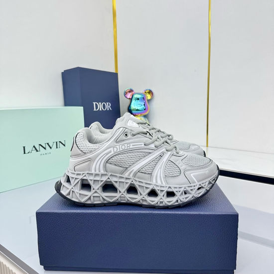 Christian Dior Retro-Style Dad Sneakers with Embroidered Details