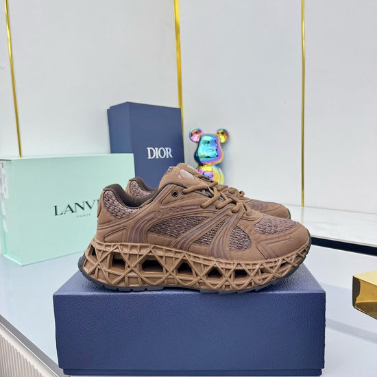 Christian Dior Retro-Style Dad Sneakers with Embroidered Details