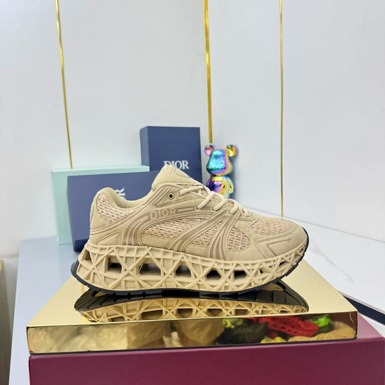 Christian Dior Retro-Style Dad Sneakers with Embroidered Details