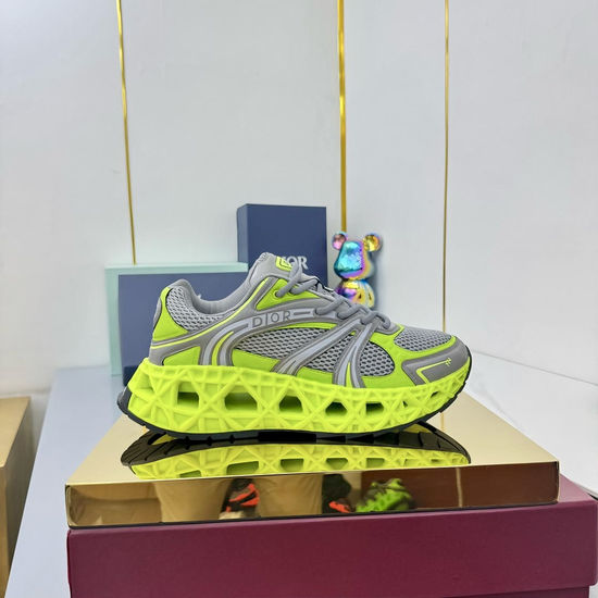 Christian Dior Retro-Style Dad Sneakers with Embroidered Details