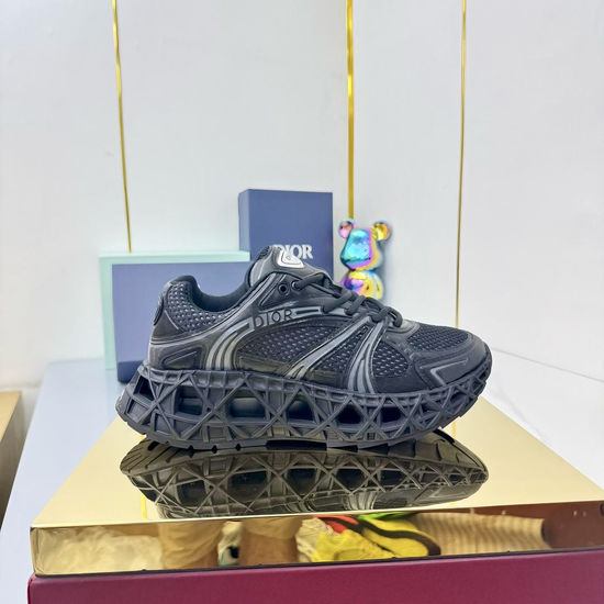 Christian Dior Retro-Style Dad Sneakers with Embroidered Details