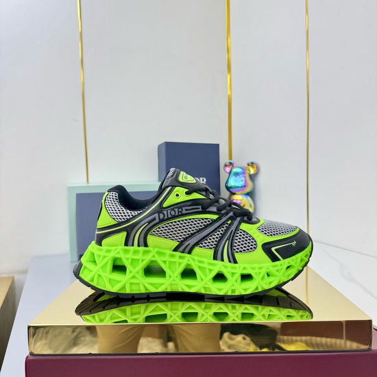 Christian Dior Retro-Style Dad Sneakers with Embroidered Details