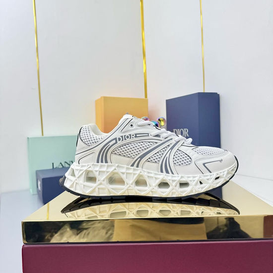 Christian Dior Retro-Style Dad Sneakers with Embroidered Details