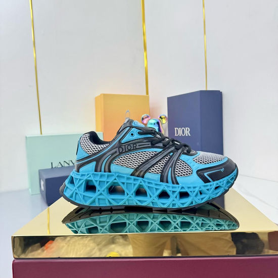 Christian Dior Retro-Style Dad Sneakers with Embroidered Details
