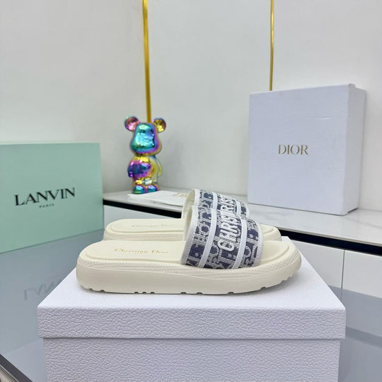 Christian Dior Lightweight Thick Sole Casual Slides Soft Cloud Feel