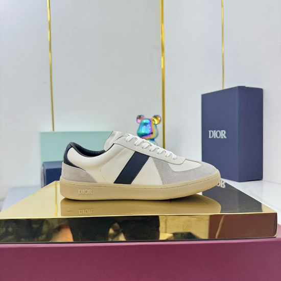 Christian Dior Mesh Mixed Casual Sports Shoes With Logo Details