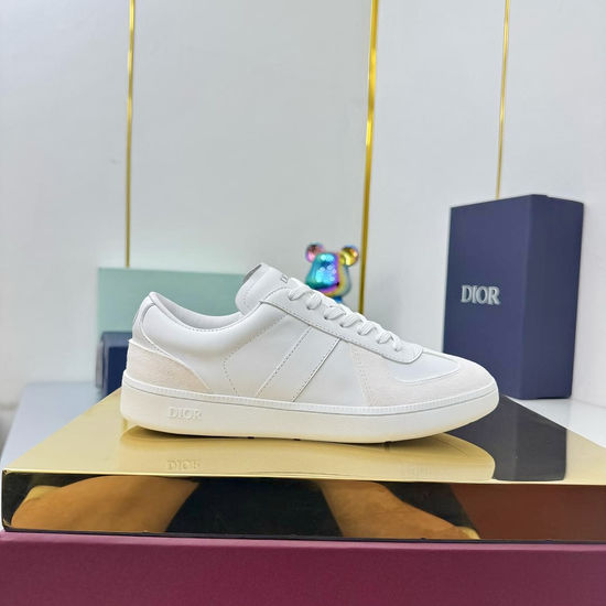 Christian Dior Mesh Mixed Casual Sports Shoes With Logo Details