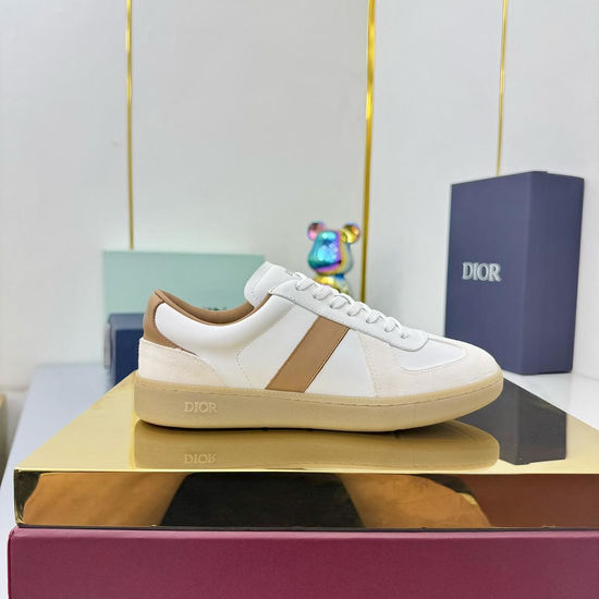 Christian Dior Mesh Mixed Casual Sports Shoes With Logo Details