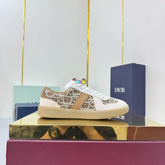 Christian Dior Mesh Mixed Casual Sports Shoes With Logo Details