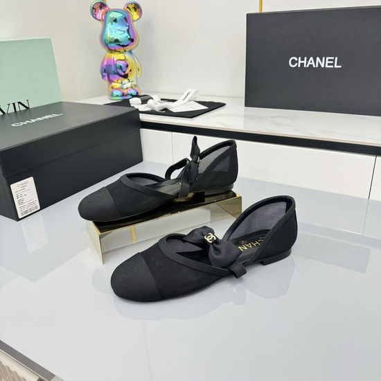 Chanel Velvet Mary Jane Shoes With Premium Leather Sole