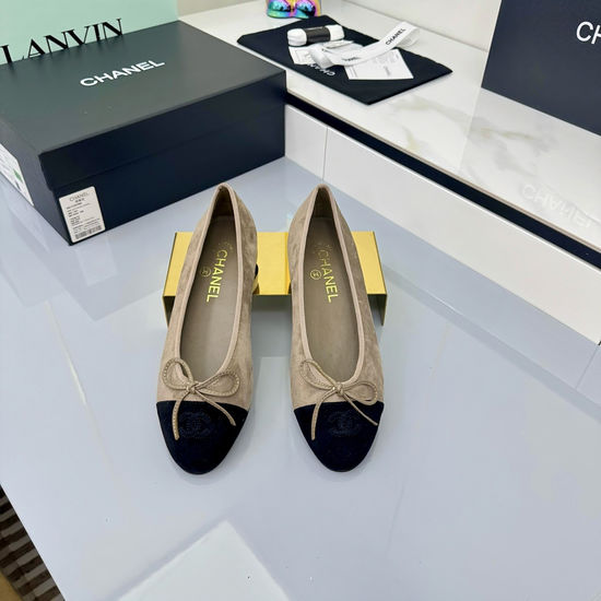 Chanel Premium Sheepskin Ballet Flats Soft Lining Comfortable