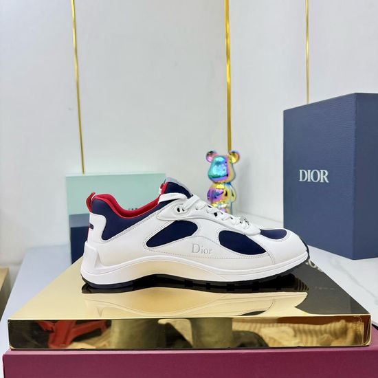 Christian Dior Soft Breathable Mesh Mixed Material Chunky Sneakers