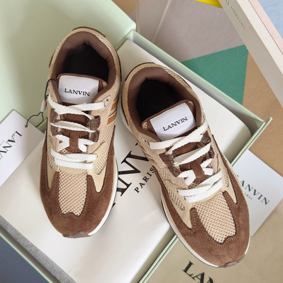Lanvin Comfortable Mesh Casual Sports Sneakers with Gift Packaging
