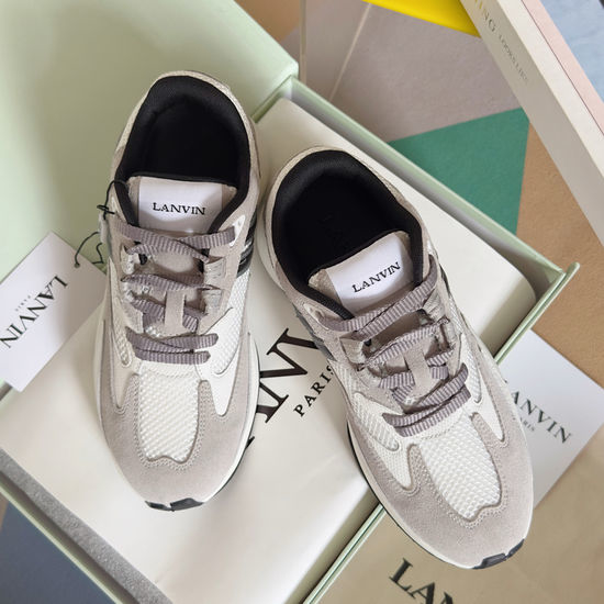 Lanvin Comfortable Mesh Casual Sports Sneakers with Gift Packaging