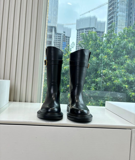 Celine Classic Retro Calfskin Knee High Riding Boots