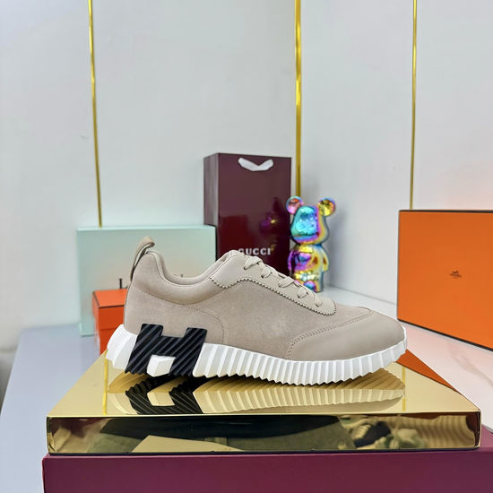Hermes Couple s Stylish High-Tech Fabric Athletic Shoes