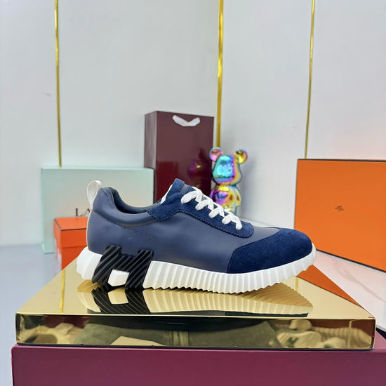 Hermes Couple s Stylish High-Tech Fabric Athletic Shoes