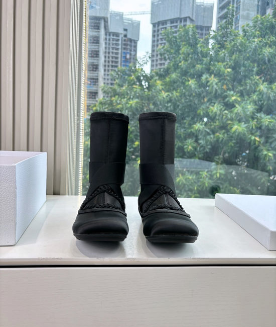 Christian Dior CD Classic Embellished Ankle Boots Soft Lining All Match