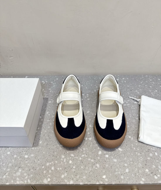 Hermes Vintage Magic Tape Closure Comfortable Soft Mary Janes
