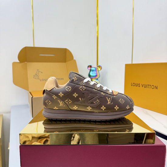 Louis Vuitton Trendy Casual Sneakers with Durable Rubber Sole