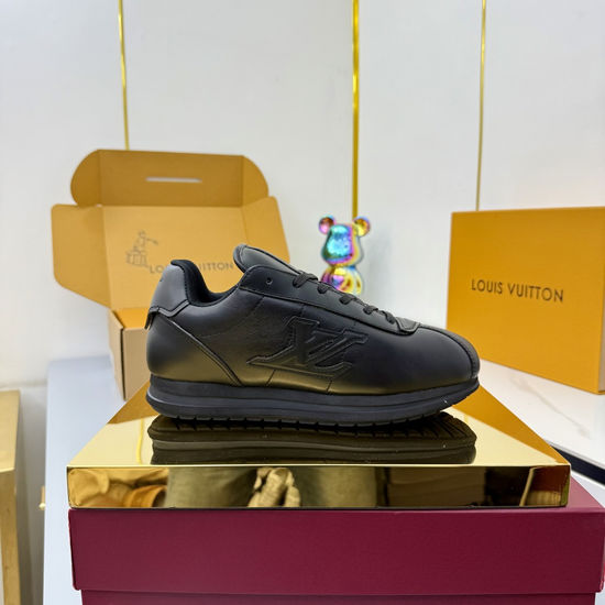 Louis Vuitton Trendy Casual Sneakers with Durable Rubber Sole