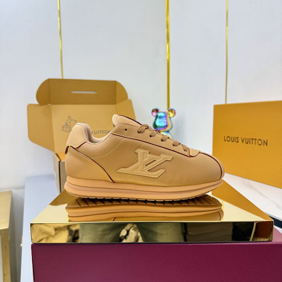 Louis Vuitton Trendy Casual Sneakers with Durable Rubber Sole