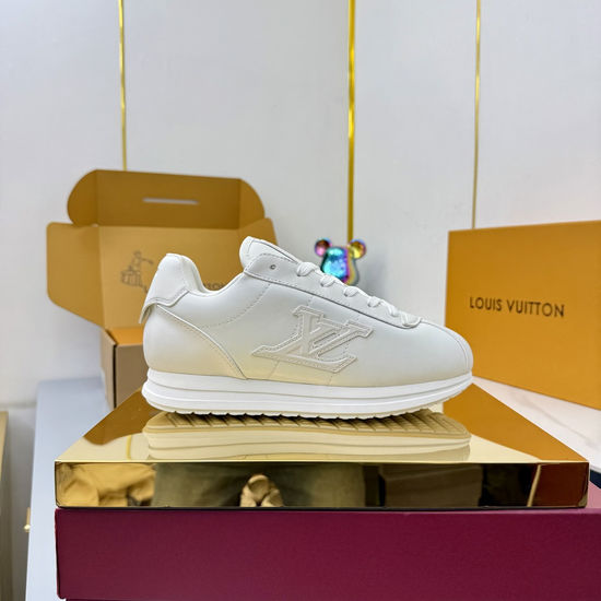 Louis Vuitton Trendy Casual Sneakers with Durable Rubber Sole
