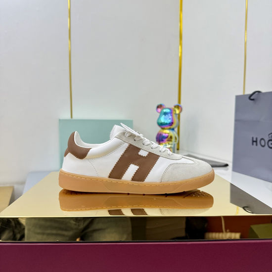 Hogan Comfortable Platform Casual Sneakers Retro Fashion Non-slip Shoes