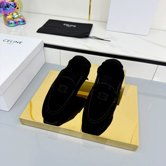 Celine Classic Slip-on Loafers Soft Comfortable All-match Daily Footwear