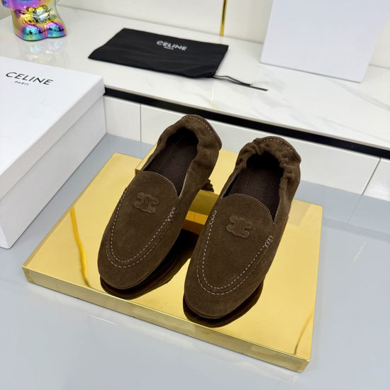 Celine Classic Slip-on Loafers Soft Comfortable All-match Daily Footwear