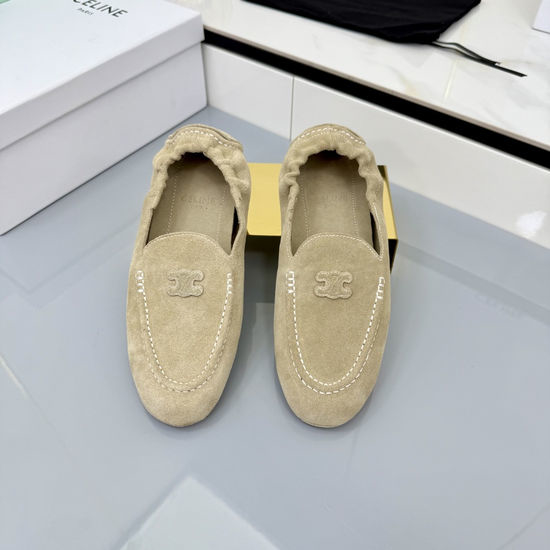 Celine Classic Slip-on Loafers Soft Comfortable All-match Daily Footwear