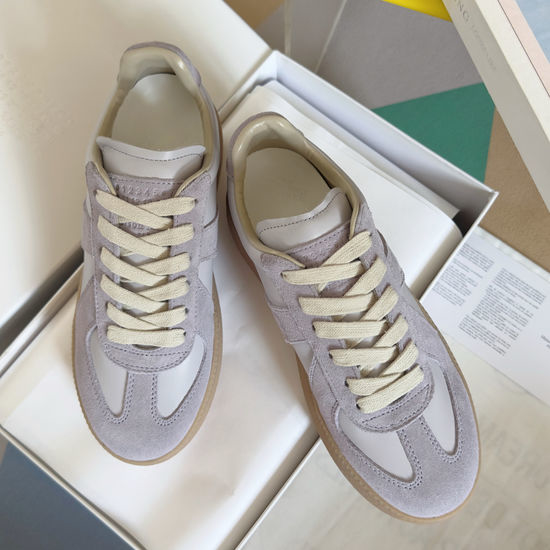 Maison Margiela MM6 Classic Leather Stitching Thick Sole Training Sneakers