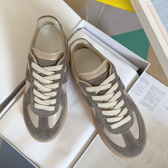 Maison Margiela MM6 Classic Leather Stitching Thick Sole Training Sneakers