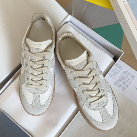 Maison Margiela MM6 Classic Leather Stitching Thick Sole Training Sneakers