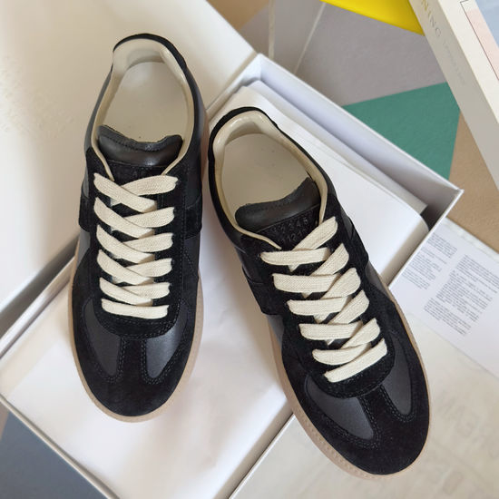 Maison Margiela MM6 Classic Leather Stitching Thick Sole Training Sneakers