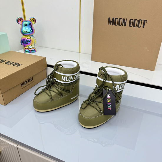 Moon Boot Waterproof Warm Soft Lined Anti-slip Short Snow Boots