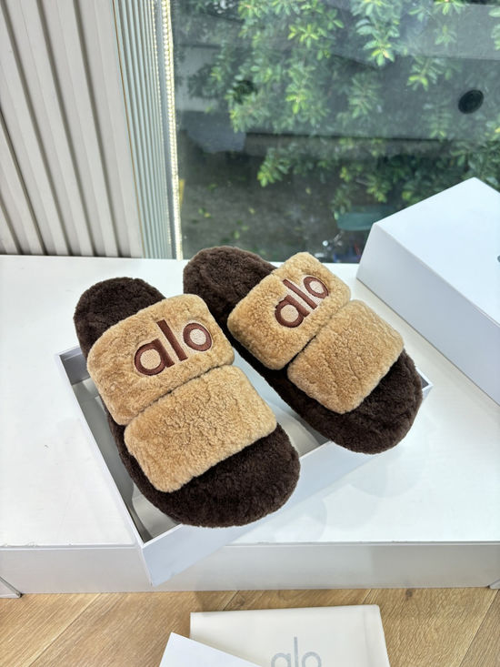 Gucci Thick Fleece Lined Platform Slip On Casual Slippers