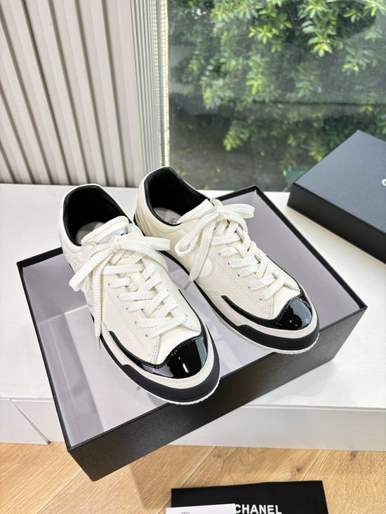Chanel Suede Leather Thick Sole Casual Fashion Sneakers