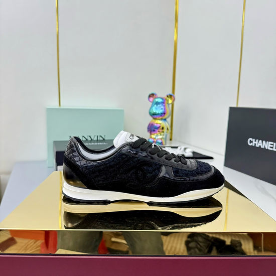 Chanel Stylish Thick-Soled Panda Pattern Casual Shoes
