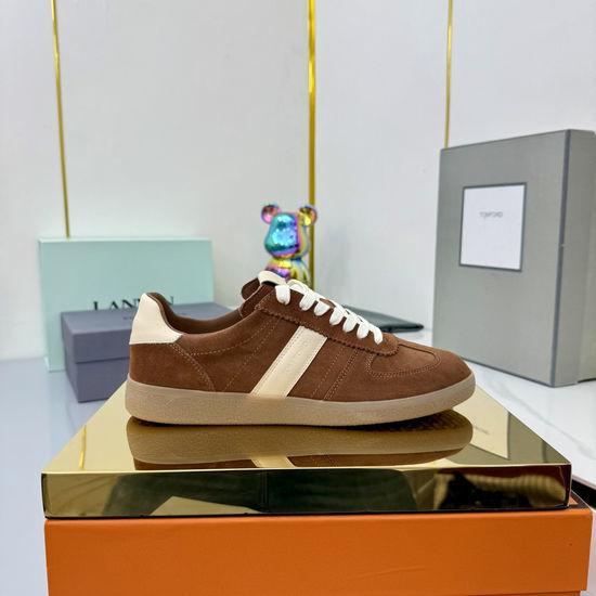 Tom Ford Color-blocking Casual Sneakers With Soft Leather Insole