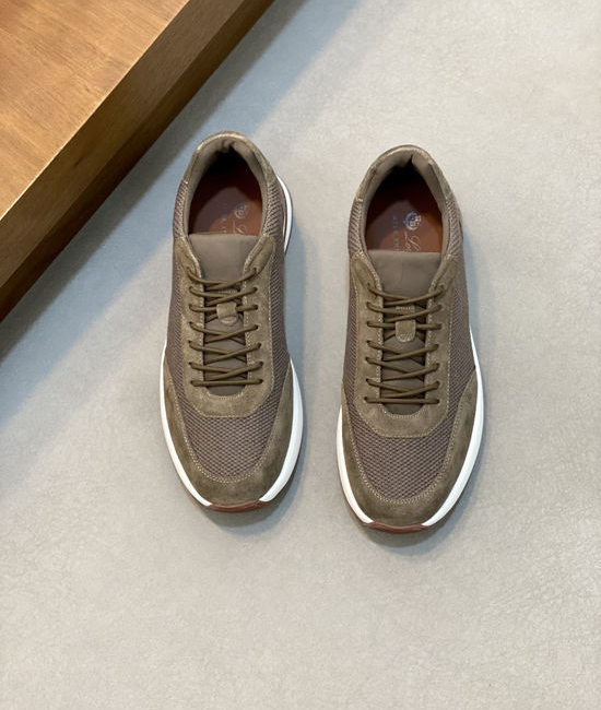 Loro Piana Lightweight Comfortable Lace-up Casual Walking Shoes